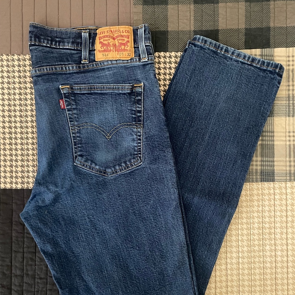 Levi's Blue Straight Jeans Timeless Fit